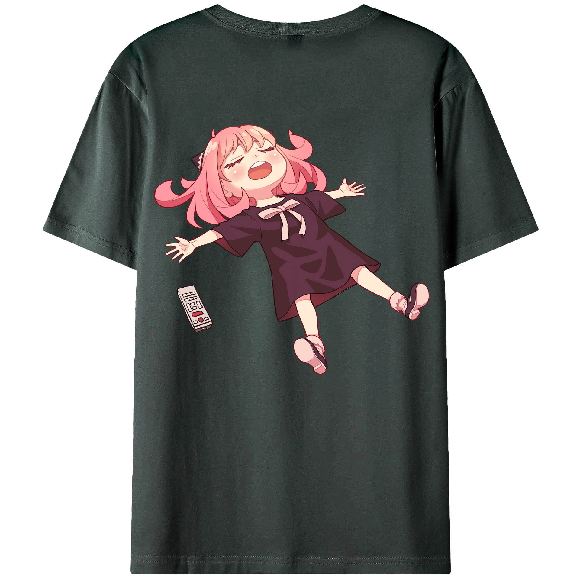 （画像用） SPY×FAMILY间谍家家酒 綿100％ メンズ半袖Tシャツ（バックプリント） 通気性